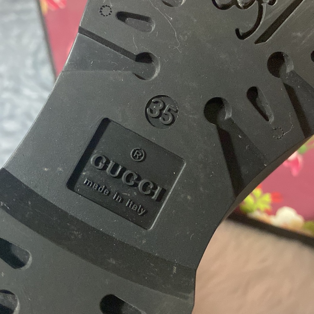 Gucci rain boots in excellent condition - Picture 4 of 4